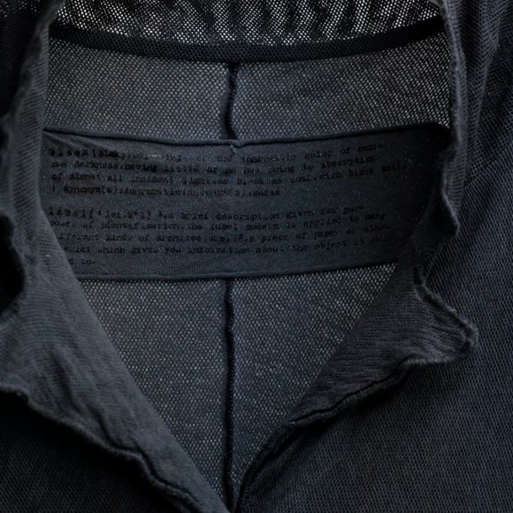 Rundholz Black Label Charcoal Mesh Distressed Cardigan - Picture 4 of 12